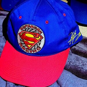 NEW! 1999 Vintage Jeff Gordon Superman NASCAR Snap Back Chase Authentics hat 24